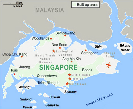 singapore map